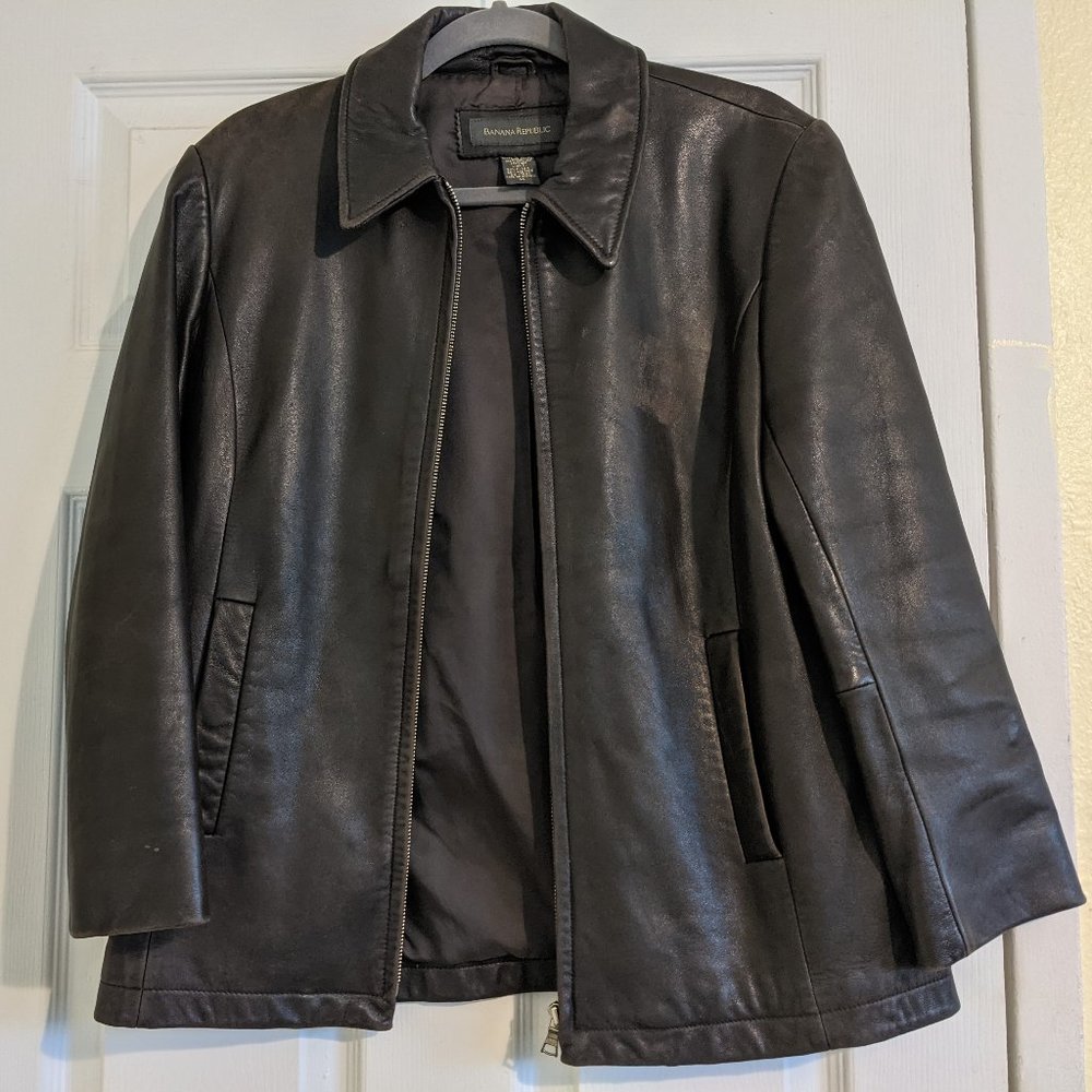 Vintage Banana Republic Leather Jacket